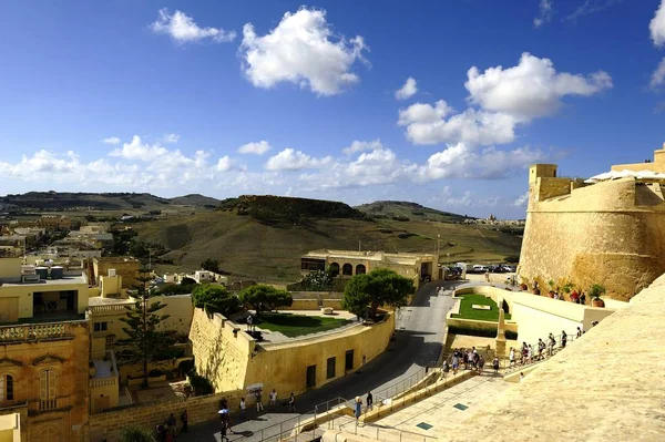 Victoria Gozo Oktober 2018 Der Blick Vom Castello Arech — Stockfoto