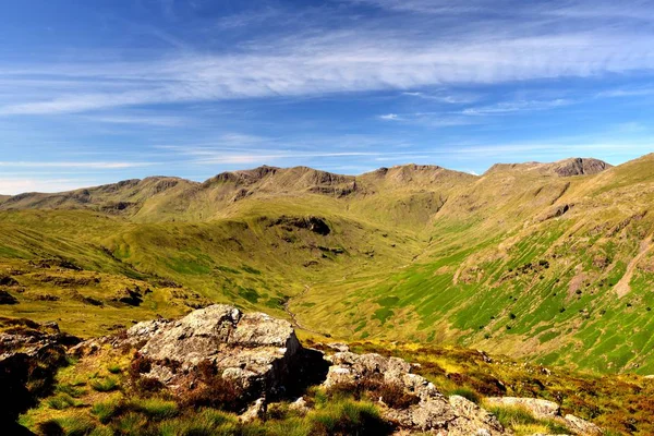 Langstrath Beck Eagle Crag — Fotografia de Stock