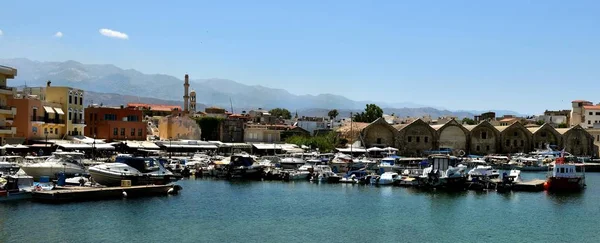 Chania Crete 5Th July 2018 Pleasure Craft Harbour Chania — Stock Photo, Image