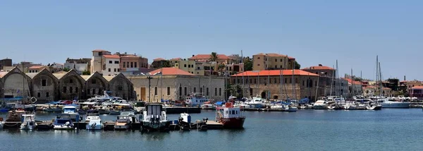 Chania Crete 5Th July 2018 Pleasure Craft Harbour Chania — Stock Photo, Image