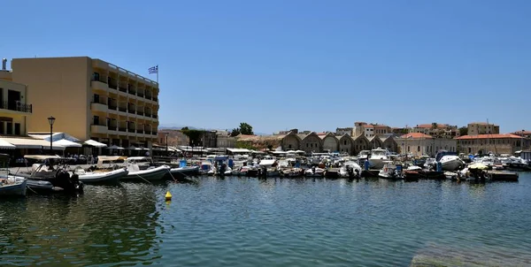 Chania Kreta Juli 2018 Pleasure Vaartuig Haven Van Chania — Stockfoto