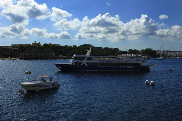 Sliema Malte Juillet 2018 Supreme Cruises Jade Dans Port Sliema — Photo