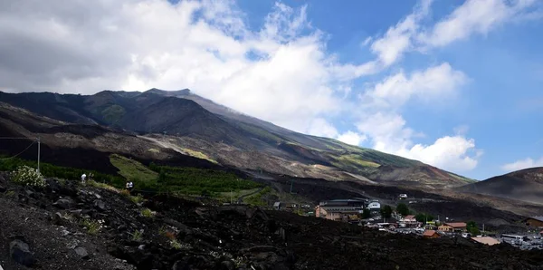 Mount Etna Sicily 11Th July 2018 Visitors Centre Mount Etna — Stock Photo, Image