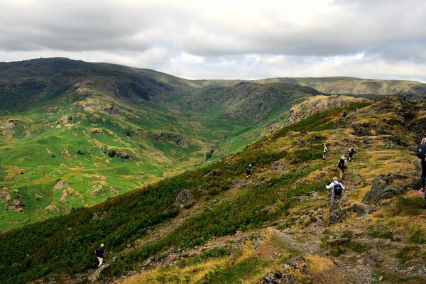 Линия ходячих на Хелм-Крэге
