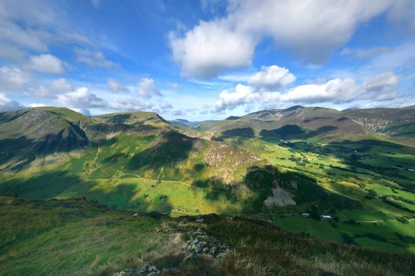 The Cumbrian Mountains from Bull Crag — Stock Photo, Image