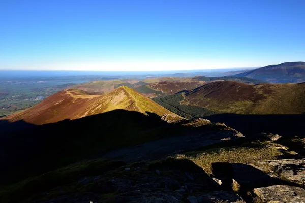 Ladyside Pike купается в осеннем солнечном свете — стоковое фото