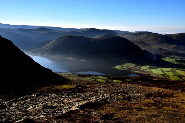 Melbreak and Loweswater Fells from Whiteside — Stock Photo, Image