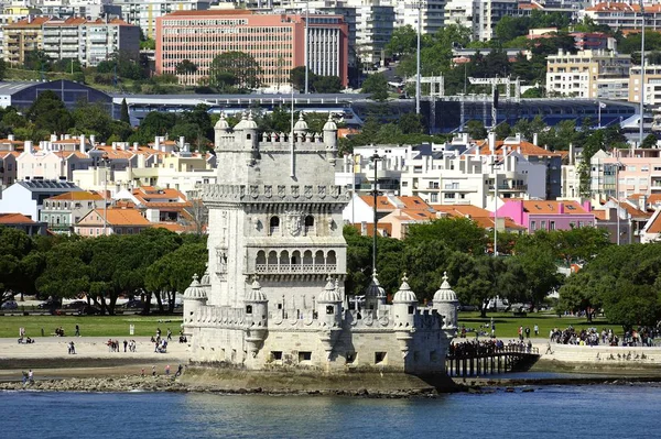 Der Turm von Belm auf dem Fluss tagus — Stockfoto