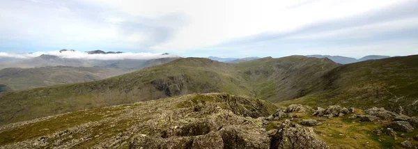 Grey Friar summit from Goats Hause — Stock Photo, Image