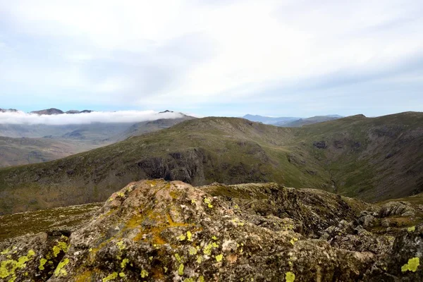 Grey Friar summit from Goats Hause — Stock Photo, Image