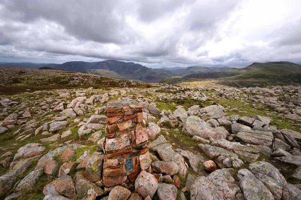 Nuvens de tempestade sobre o Buttermer Fells — Fotografia de Stock