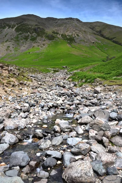 Kirk Fell-ryggen ovenfor Wasdale Head – stockfoto