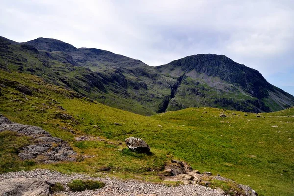 Lingmell caiu acima Piers Gill — Fotografia de Stock