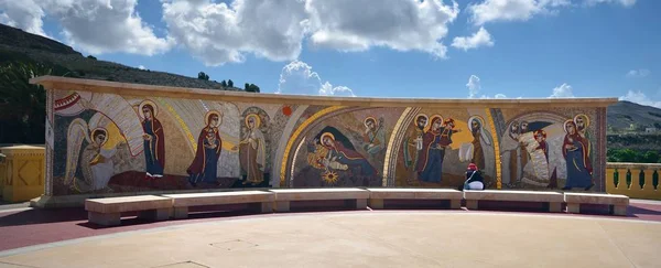 El Santuario Nacional bendito virgen de TA 'pinu en Gharb —  Fotos de Stock