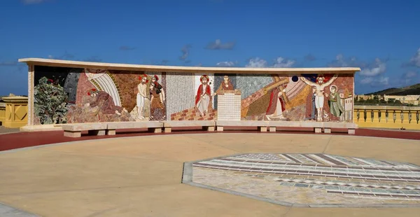 O santuário nacional abençoado virgem de TA 'pinu em Gharb — Fotografia de Stock