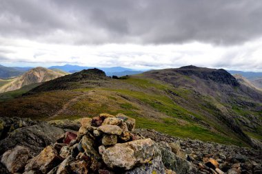 Scafell'den Scafell Pike'a kadar olan sırt