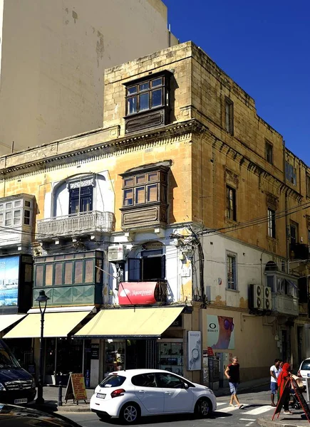 Old traditional homes of Malta — Stock Photo, Image