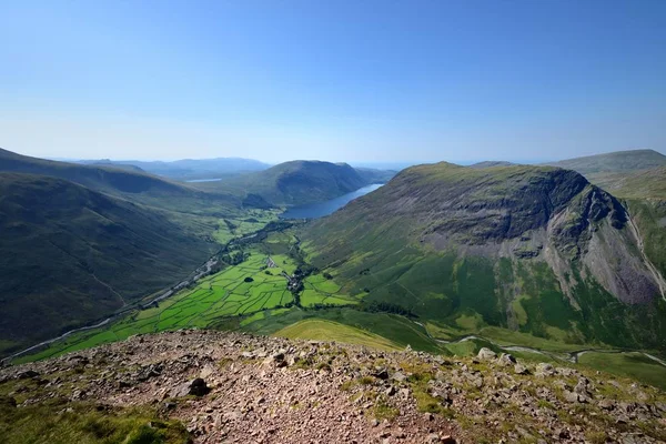 Wasdale from the Highnose Head — ストック写真