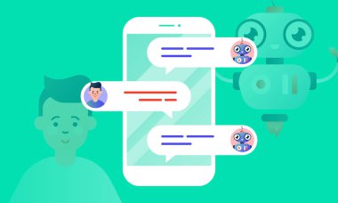 Robo Advisor, akıllı telefon üzerinden onunla sohbet, müvekkiline yardımcı olur