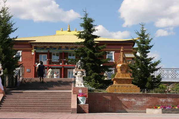 Ulan Ude Rosja Buryatia Lipca 2019 Datsan Rinpocze Bagsha Latem — Zdjęcie stockowe