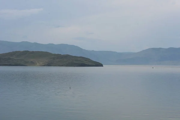 Baikal Lake View Shore Olkhon Island Coastal Forest Beach Beautiful — Stock Photo, Image