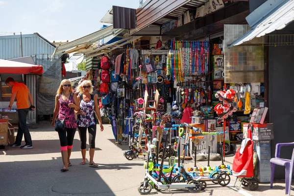 Bialystok Polen Mai 2018 Käuferinnen Auf Dem Markt Der Kawaleryjska — Stockfoto