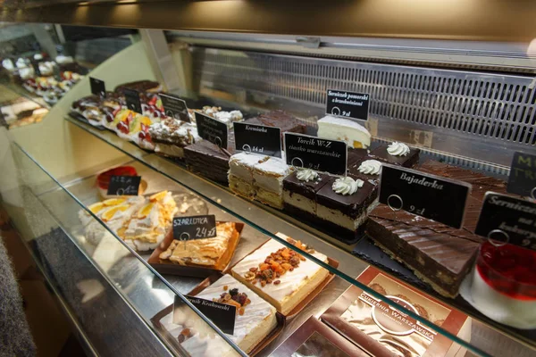 ケーキの様々 な菓子店 — ストック写真