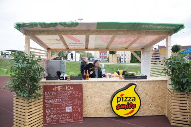 sokak gıda çeşitli satan benzersiz pavyon