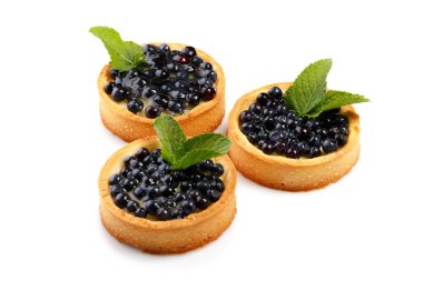 Yaban mersini ile üç kek seti