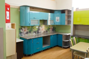 Modern mağaza showroom mutfak mobilyaları