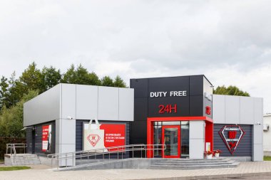 Duty free mağazasında dış görünüm