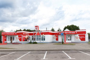 Duty free mağazasında dış görünüm