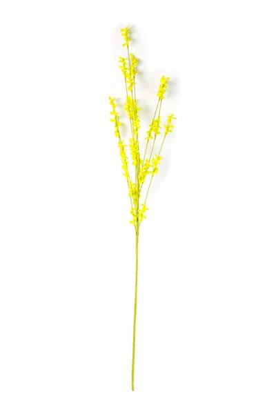 Bela Flor Artificial Isolada Fundo Branco — Fotografia de Stock