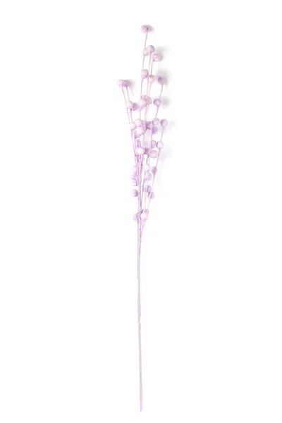 Beautiful Artificial Branch Isolated White Background — Stock Photo, Image