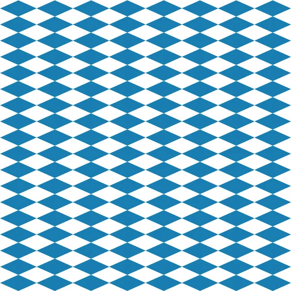 Kusursuz elmas desen mavi Oktoberfest için beyaz. Vektör dosyası eps10