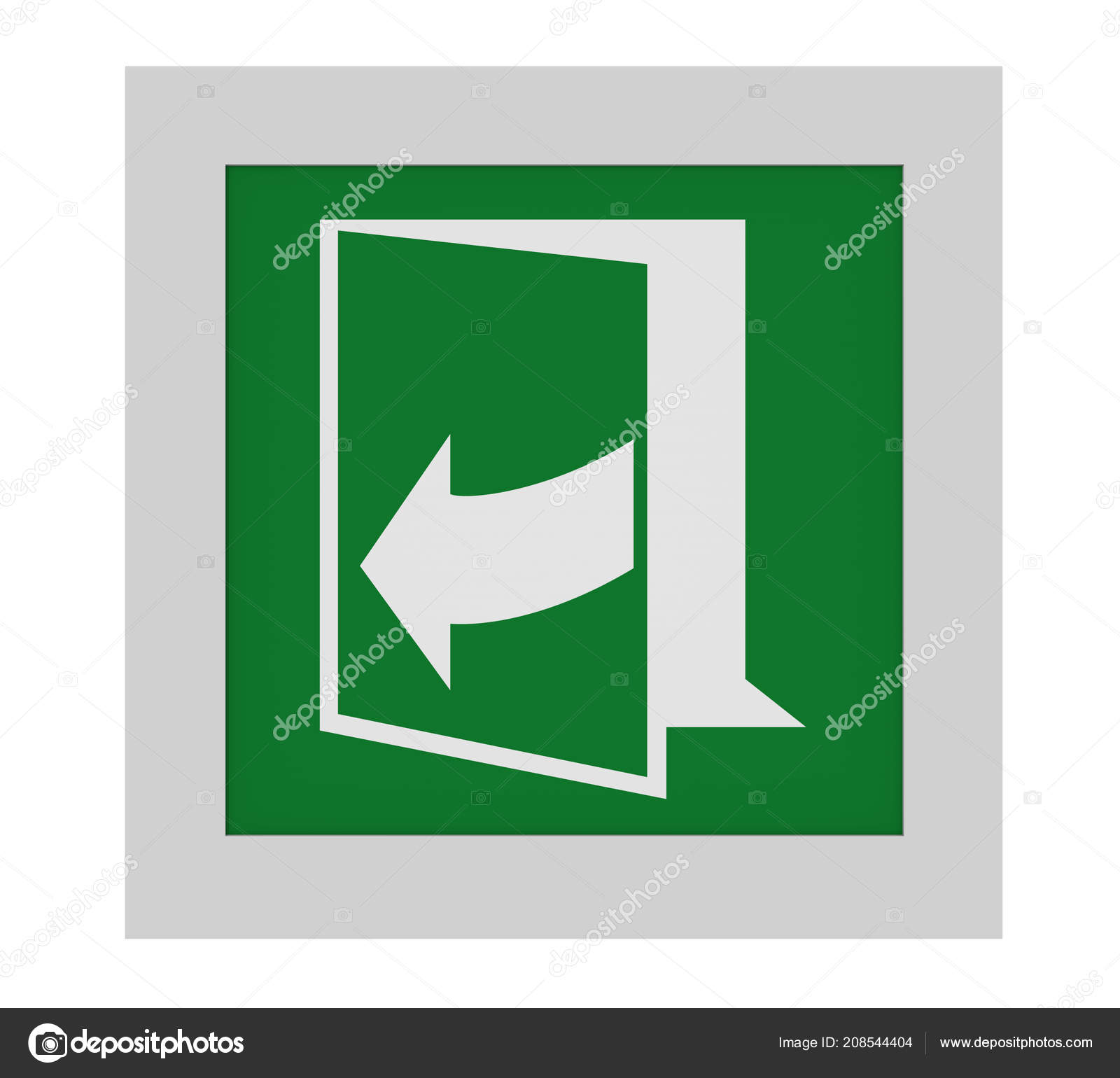 Знак осторожно дверь открывается наружу