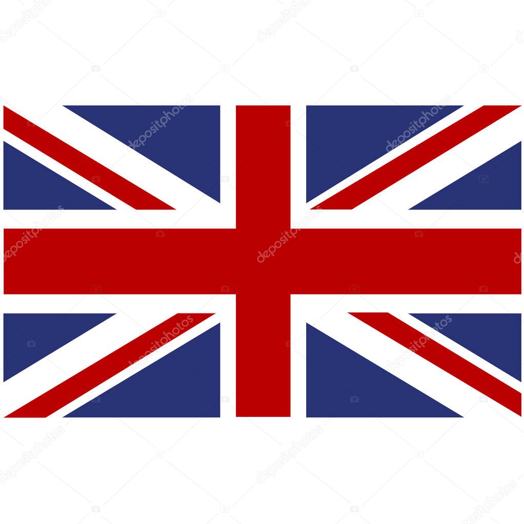 Flag of Great Britain. Vector file