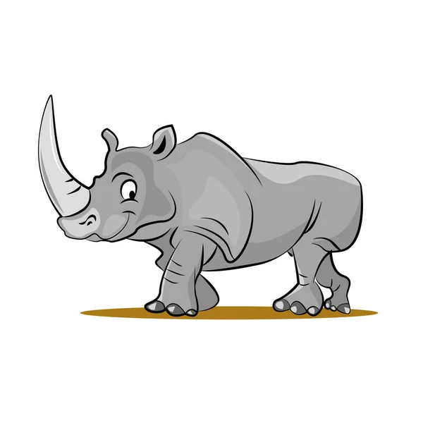 Rhino 일러스트 — 스톡 벡터