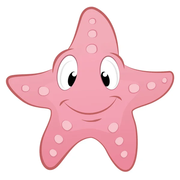 Cute Starfish Vector Illustration — Stock Vector