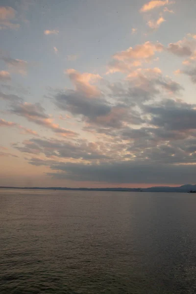 在爱尔兰 爱尔兰 维罗纳 意大利的日落云 — 图库照片