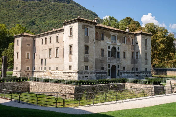 Trento Italy, Palazzo delle Albere built 16th century. The building owes its name to the double row of poplars that, in the past, were aligned along the avenue leading from the city to the villa, through the so-called 