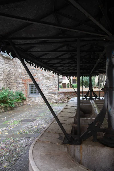 Casa Banho Pública Bergamo Itália Construída 1891 Uma Longa Bacia — Fotografia de Stock