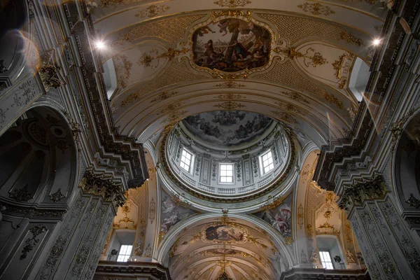 Interieur Van Duomo Van Bergamo Italië Benoemde Sant Alessandro Ontworpen — Stockfoto