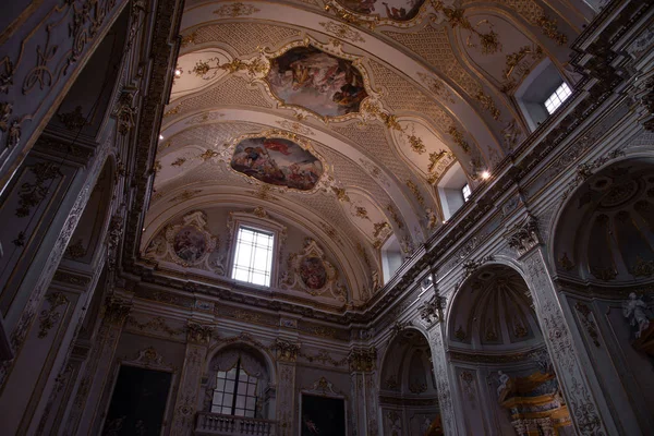 Interieur Van Duomo Van Bergamo Italië Benoemde Sant Alessandro Ontworpen — Stockfoto