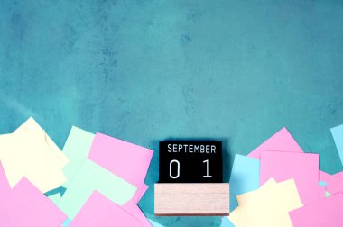 Boş renkli sonrası üst görünümü