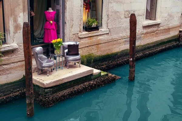 Luxury fashion boutique in Venice. — Stock Photo, Image