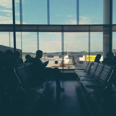 Viyana Schwechat, Avusturya yolcu salonu havaalanı kalkış salonunda