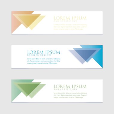 Vektör soyut tasarım afiş web şablonu. Vektör illüstrasyonu