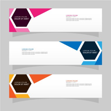 Vektör soyut tasarım afiş web şablonu. Modern tasarım vektör illüstrasyonu