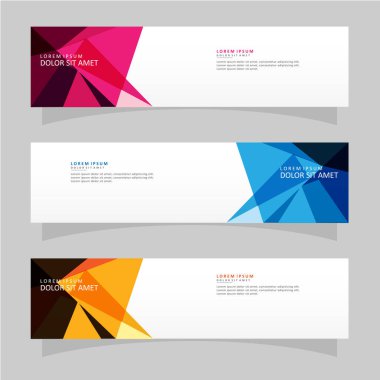 Vektör soyut tasarım afiş web şablonu. Modern tasarım vektör illüstrasyonu